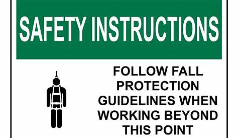 follow osha standards for fall protection