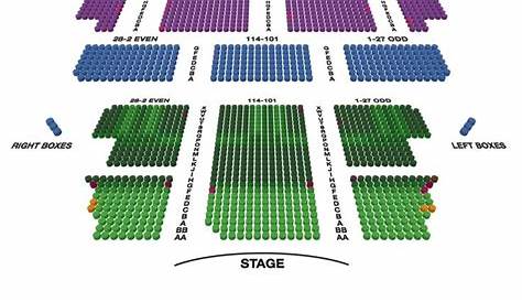 irving arts center seating chart