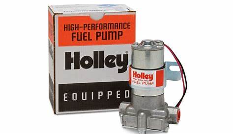 holley electric fuel pump