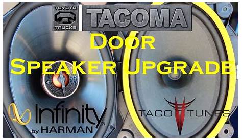 2011 toyota tacoma speaker size