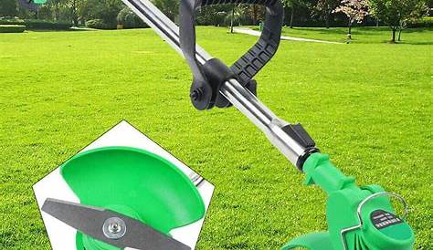 CNCEST Green Cordless Mower Portable Electric Lawn Trimmer Grass Cutter
