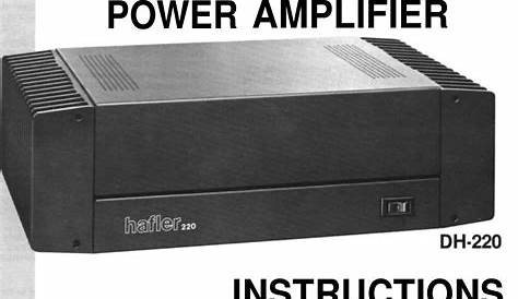 hafler dh 200 schematic