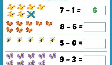 math worksheet subtraction grade 1