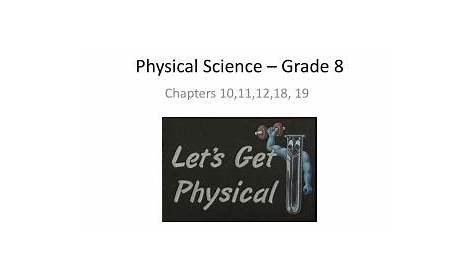 PPT - Physical Science – Grade 8 PowerPoint Presentation, free download