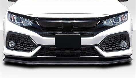 2016-2019 Honda Civic Front Bumper Lips : Duraflex Body Kits