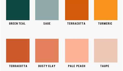 light terracotta color chart