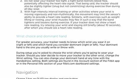 manual for fitbit charge 2