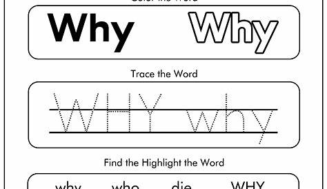 sight words printable worksheets free
