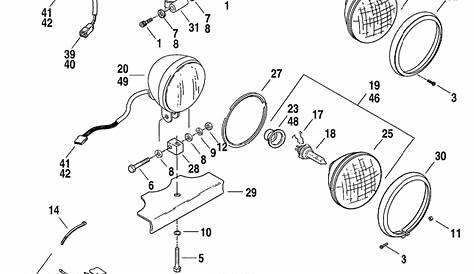1998 Sortail Harley Davidson Headlight Wiring Diagram - Database