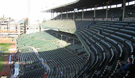 wrigley field seating chart obstructed view