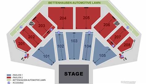 hollywood casino amphitheater seating chart with seat numbers