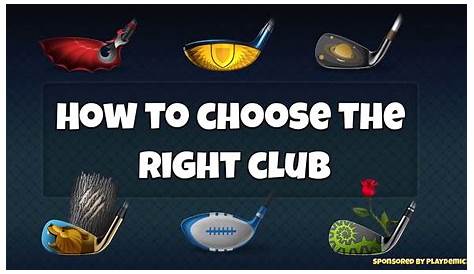 Golf Clash Guides - How to choose the right club - YouTube