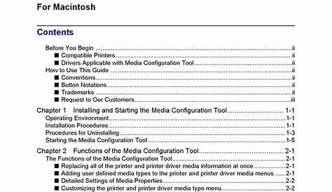 canon printers owners manual