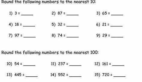 rounding numbers worksheets pdf grade 6
