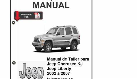 Manual De Taller Para Jeep Cherokee Kj / Liberty 2002-2007 - New for