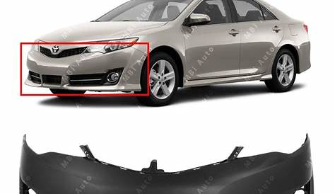 MBI AUTO - Primered, Front Bumper Cover Fascia for 2012-2014 Toyota