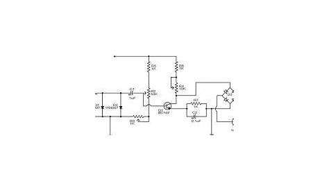Tachometer circuit – Electronic Schematic Diagram