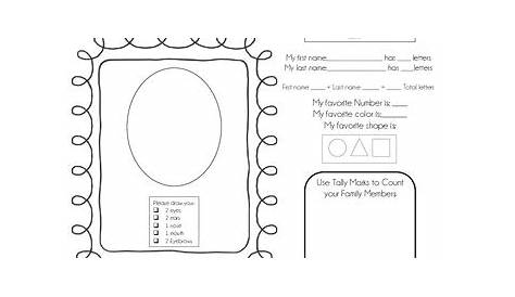 All About Me Math Worksheet by Marvelous Math in Middle | TpT