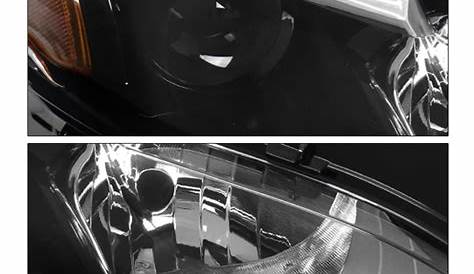 For 19-20 Chevy Malibu Halogen Projector Headlight Lamp Black Passenger