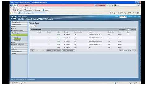 RV320 and RV325 Router Basic Configuration Tutorial - YouTube