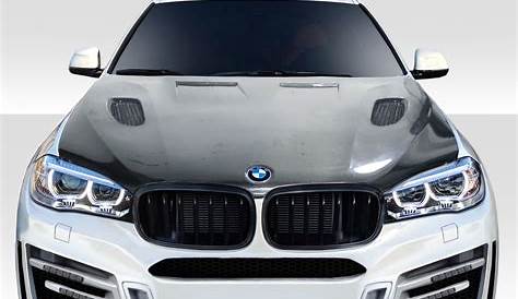 2016 BMW X6 0 Carbon Fiber Hood Body Kit - 2015-2018 BMW X6 F16 / X6M