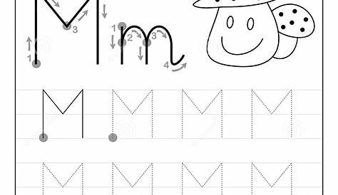 kindergarten letter m worksheets