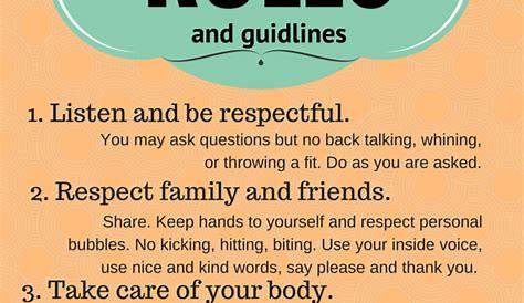 House rules and consequence - Yahoo Image Search Results Family Rules Printable, Masters Degree