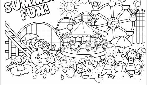 Summer Fun 1 Coloring Pages - Summer Coloring Pages - Coloring Pages