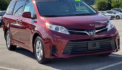 Toyota Sienna 2020 - 2020 Toyota Sienna Interior and Exterior Colors