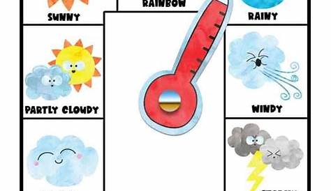 weather chart for daycare
