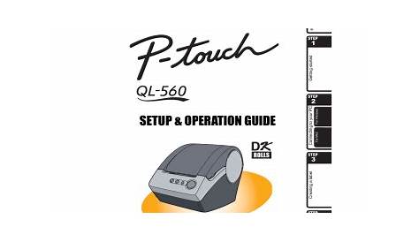 brother ql 810w manual