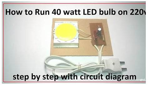 30 watt led bulb circuit diagram
