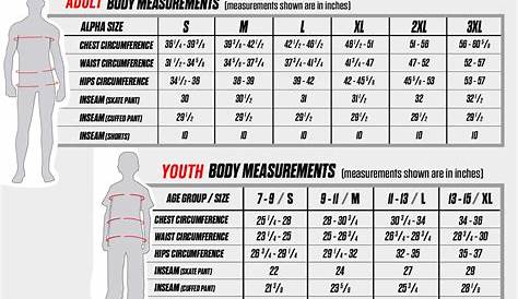 youth hockey pants size chart