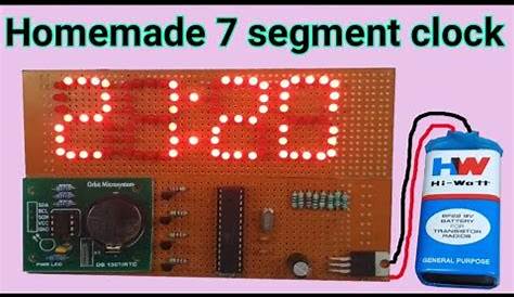 Simple Led Clock Circuit Diagram - How To Build A Clock Circuit With A