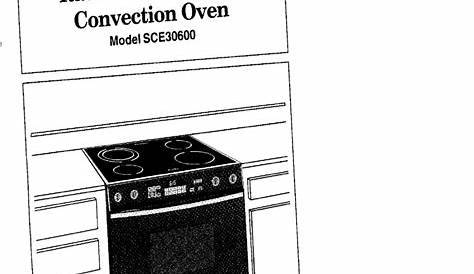 Jenn-Air Convection Oven SCE30600 User manual | Manualzz
