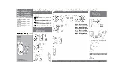 Lutron PICO-WBX-ADAPT Caseta Wireless Installation Guide | Manualzz