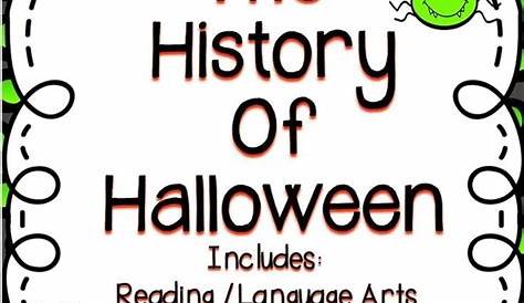 history of halloween worksheets