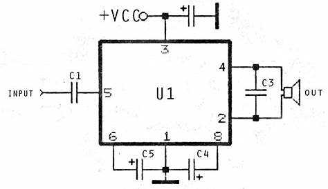 Mini and simple power amplifier circuits