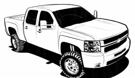 Chevy Cars Truck Coloring Pages | Best Place to Color
