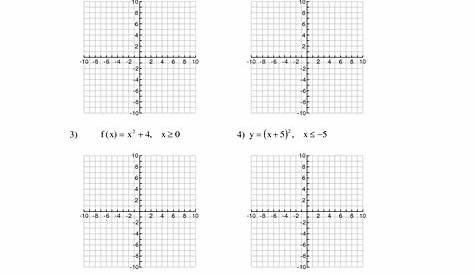 inverse of functions worksheets