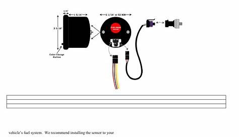 fuel gauge wire diagram