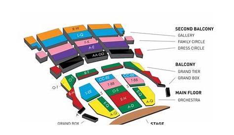 heinz hall seating chart detailed