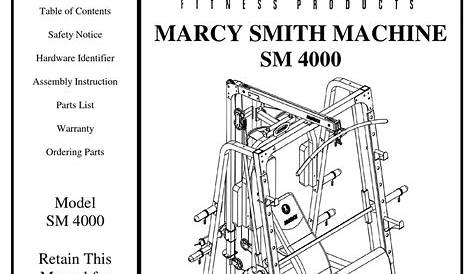 IMPEX MARCY SM 4000 OWNER'S MANUAL Pdf Download | ManualsLib