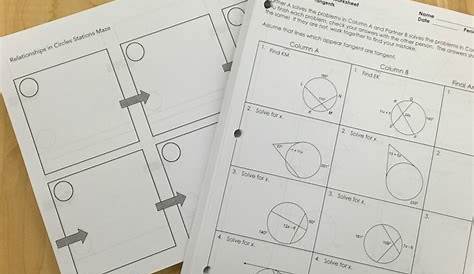 Circle Properties Review | Mrs. E Teaches Math