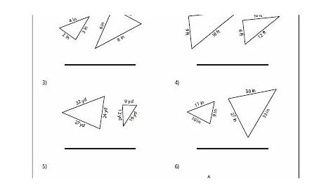 similar triangles worksheets grade 8