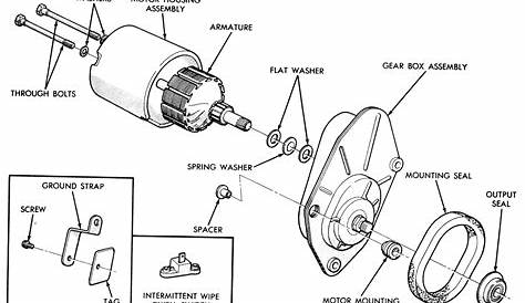 windshield wiper motor diagrams