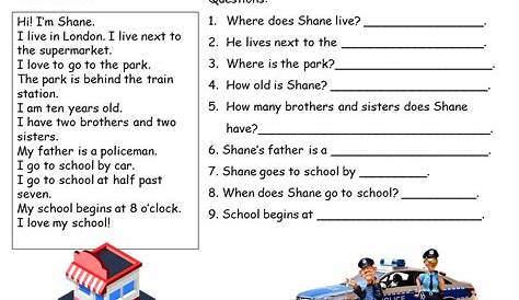 Nine Reading Comprehension Texts for the 4th grade and a Fun Review