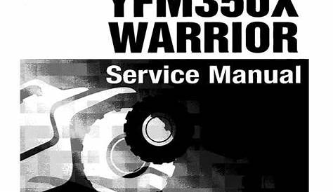 yamaha 350 warrior manual