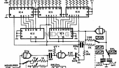 Digital capacitance meter under Display Circuits -11913- : Next.gr
