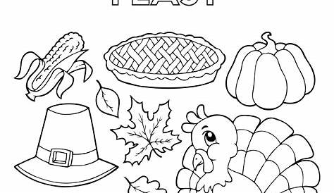 Thanksgiving Color Pages--check out these cute coloring sheets!